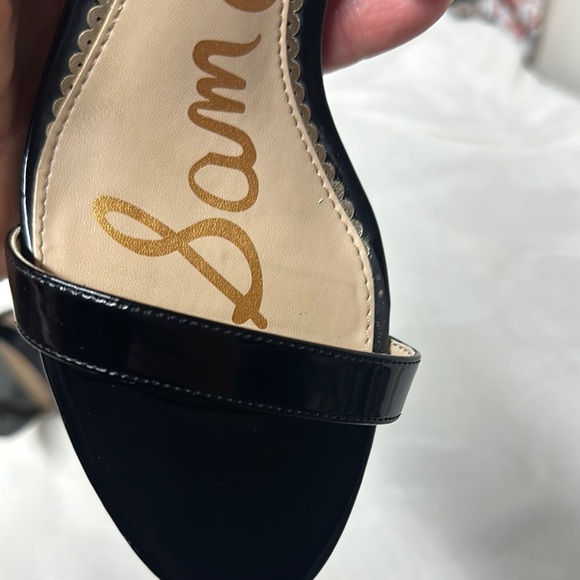 Sam Edelman Black Heels with Ankle Straps - Picture 13 of 14